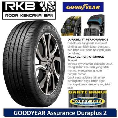 Ban Mobil Goodyear Duraplus 2 Size 195/60 R16 Untuk Ban Mobil NISSAN Serena New & HONDA BRV