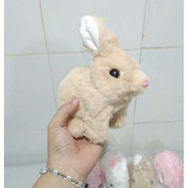 Mainan Anak Boneka kelinci Lucu Berjalan / Mainan Edukasi Kelinci Berjalan/ Walking Rabbit Toys