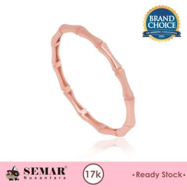Cincin Emas Polos Ainsley Rose Gold 17K Semar Nusantara 12