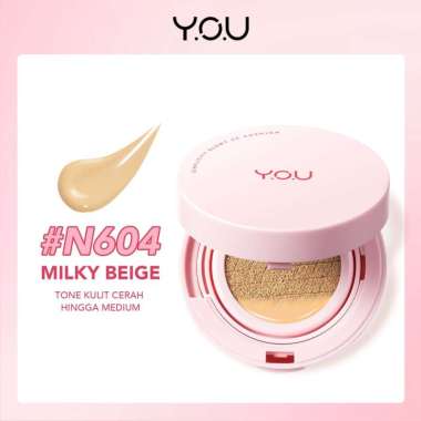 [NEW] Y.O.U Simplicity Glowy CC Cushion | Natural Makeup Foundation | Bedak Wajah | Ringan Tahan Lam