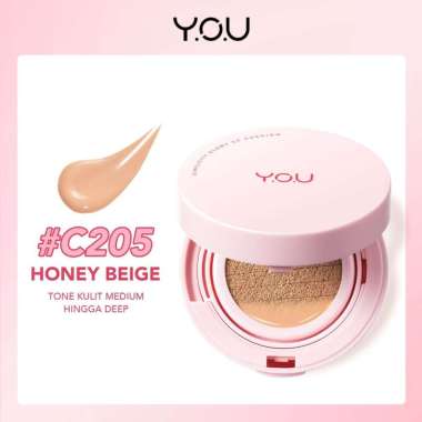 [NEW] Y.O.U Simplicity Glowy CC Cushion | Natural Makeup Foundation | Bedak Wajah | Ringan Tahan Lam