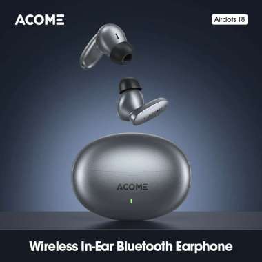 ACOME Earphone TWS Gaming T8 Bluetooth 5.3 IPX5 Waterproof Latensi Rendah 60ms - Garansi 1 Tahun