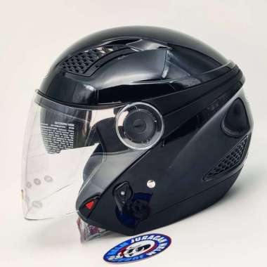 Zeus ZS610 Black Glossy Double Visor Z610 610 XL