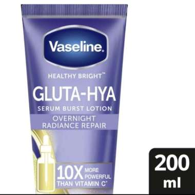 Vaseline Healthy Bright Gluta Hyaluron Serum Lotion Ovenight 200ml