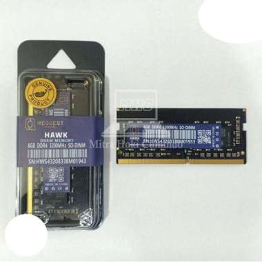 MEMORY / RAM LAPTOP MCQUEST HAWK SODIMM DDR4 8GB 3200MHZ