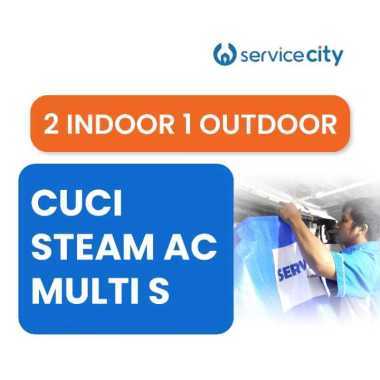 Cuci Steam AC Multi S (2 Indoor + 1 Outdoor)