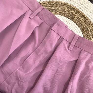 Kulot Crinkle - Celana Kulot - Celana Wanita - Trouser Pants CRINKLE PURPLE