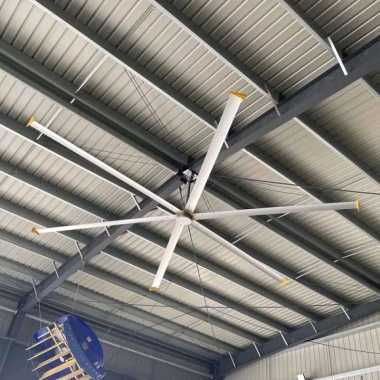 Terrui Kipas Angin Gantung Plafon Industrial Ceiling Fan 5.5M - TR226 - Silver