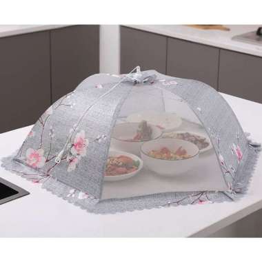 Tudung Saji Lipat Tudung Saji Payung Kualitas Premium Ukuran Besar SEGI NAVY