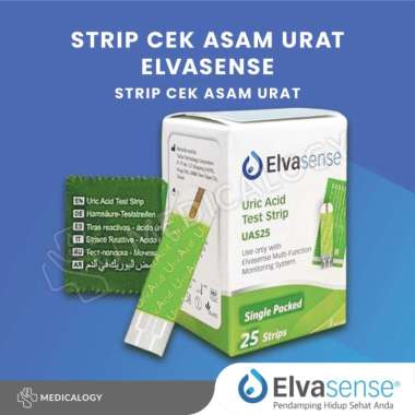 Strip Elvasense Cek Gula Darah, Asam Urat dan Kolesterol Elvasense GULA DARAH