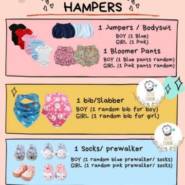 Ready Paket Hampers Bayi Kado lahiran bayi Gift set bayi Newborn baby GIRL Bungkus kado
