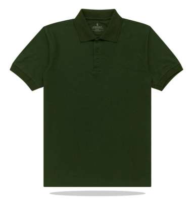 Jemssky Polo Shirt Basic Polo Lengan Pendek Shirt Polo Unisex polos Army M
