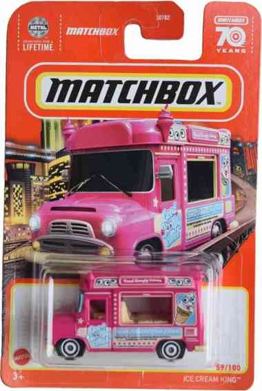 Matchbox / Match Box Ice Cream King, Pink