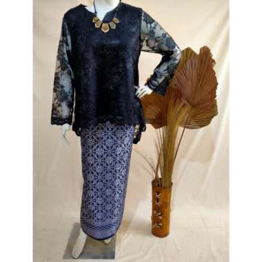 Songket Pash - Songket Palembang Murah Navy Biru Silver Meteran Atbm | Songket Pash
