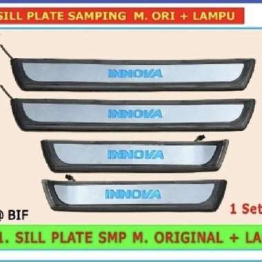Door Sill plate / Sillplate Pintu Samping Lampu All New Innova Reborn