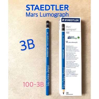 PENSIL 2H, 2B,7B, 9B, 4B,3B, 5B, 8B, 6B, KUNING 133-2B STAEDTLER 3B