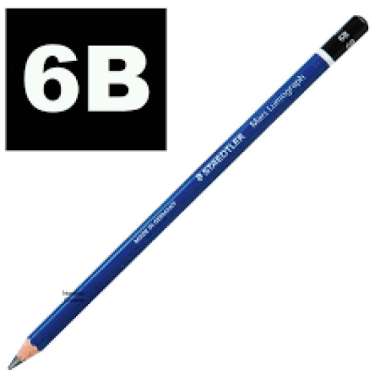 PENSIL 2H, 2B,7B, 9B, 4B,3B, 5B, 8B, 6B, KUNING 133-2B STAEDTLER 6B