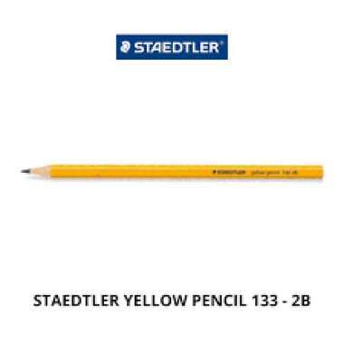 PENSIL 2H, 2B,7B, 9B, 4B,3B, 5B, 8B, 6B, KUNING 133-2B STAEDTLER KUNING 133 - 2B