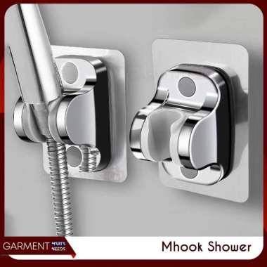 Gantungan Shower Kran Kamar Mandi Shower Jet Toilet Penyangga Tempel Dinding Magic Perekat Kuat Hook