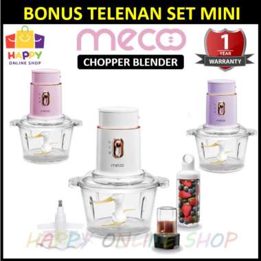 Mecoo Chopper Blender Food Processor Grinder 5 in 1 Mecco Irish Lilac