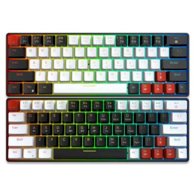 Keyboard Gaming NYK Mechanical MKN07 / MKN-07 Helens 63 Mini RGB