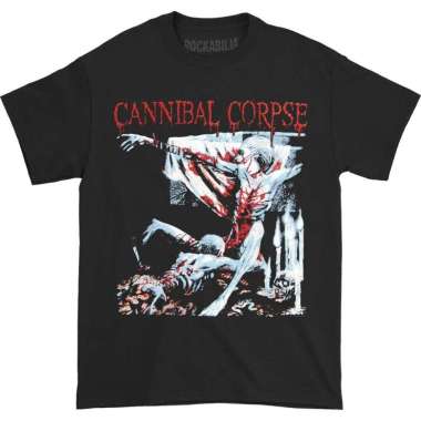 Kaos Band CANNIBAL CORPSE Tomb of the Mutilated Official Merchandise T-shirt - , Pria & Wanita Bahan