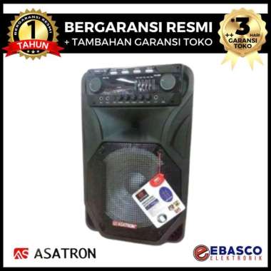 Speaker Aktif ASATRON HT 8881 UKM - Portable 15 Inch Dengan Bluetooth