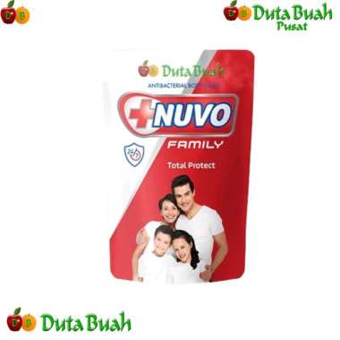 duta buah pusat nuvo body wash merah 400ml