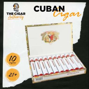 Romeo y Julieta No. 2 Tubos [ Box of 10 Sticks ] Cuba Cigar Cerutu