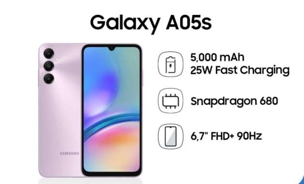 Samsung Galaxy A05S RAM 6/128 GB NILA