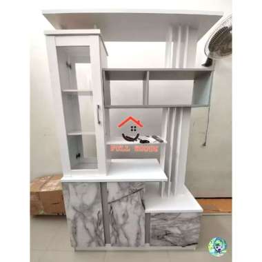 Penyekat ruangan room divider wall unit marble tinggi 2 meter termurah minimalis