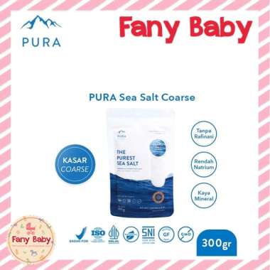 PURA THE PUREST SEA SALT / 300 GR COARSE/KASAR