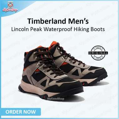 SEPATU TIMBERLAND MEN'S LINCOLN PEAK WATERPROOF HIKING BOOTS US 11