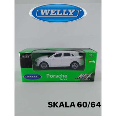 Diecast Welly Nex Skala 60 Porsche 911 Cayenne Turbo Putih