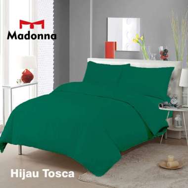 Sprei 120x200 160x200 180x200 Madonna Polos Emboss Motif Kualitas Terjamin Harga Murah Hijau Tosca P