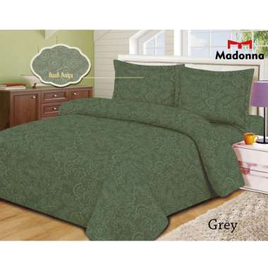 Sprei 120x200 160x200 180x200 Madonna Polos Emboss Motif Kualitas Terjamin Harga Murah Grey Emboss 1