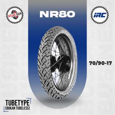Ban Tubles Motor Bebek IRC NR80 70/90 Ring 17