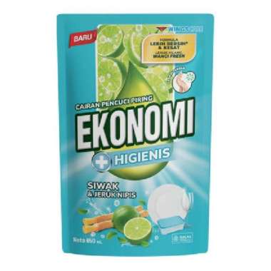 Ekonomi Sabun Cuci Piring Siwak & Jeruk Limau 650 ml