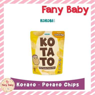 KOKOBI POTATO CHIPS KOTATO 50GR SALTED EGG