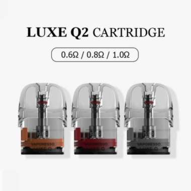 Vaporesso Cartridge Luxe Q2 For Luxe Q 0.6 Ohm Luxe Q2 SE 0.8 Ohm Luxe Q Catridge 1pcs 0.6 ohm 1pcs