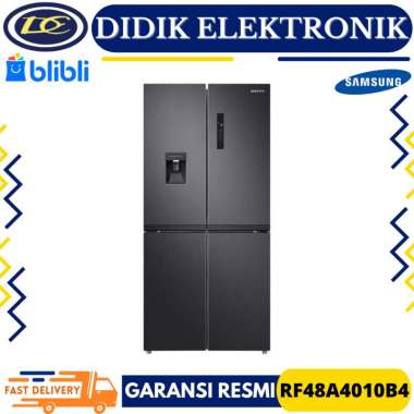 Kulkas SAMSUNG RF48A4010B4 511L Kulkas Side by Side Kulkas 4 Pintu Multidoor Inverter