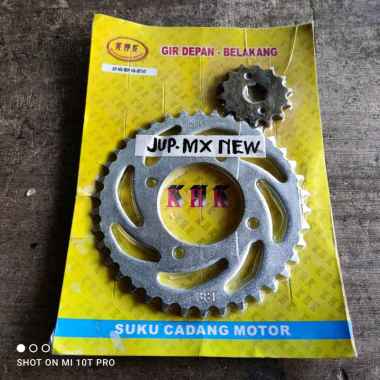 Gear Depan Belakang Yamaha Jupiter MX New 14/38 Japan High Quality