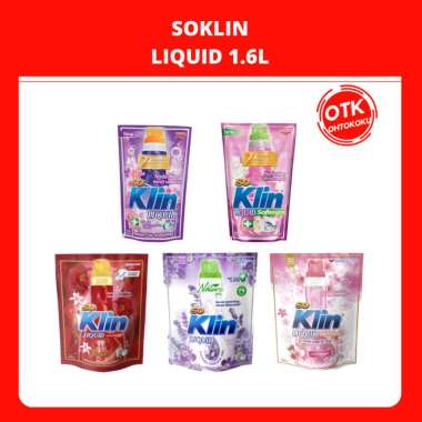 SOKLIN DETERGENT CAIR 1600ML ALL VARIAN softergent pouch