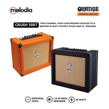 Ampli Gitar Orange Crush 35RT Hitam