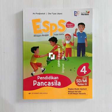 Esps Pendidikan Pancasila Kelas 4 SD Kurikulum Merdeka Erlangga Original