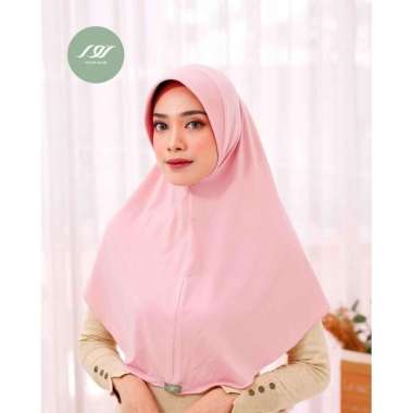 Bergo Instan / Hijab Instan Jersey/Afifah Pink