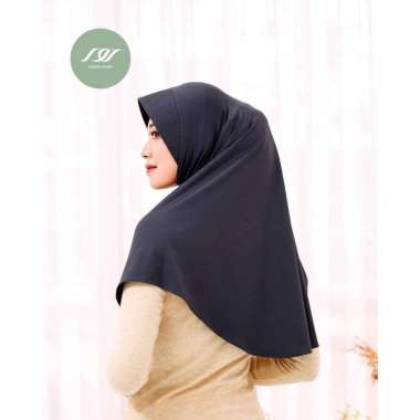 Bergo Instan / Hijab Instan Jersey/Afifah Abu Tua