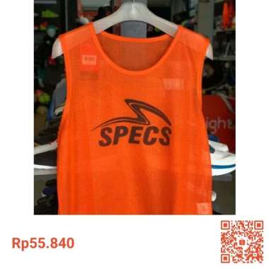 ROMPI BOLA FUTSAL SPECS EMINENT 2 TRAINING BIBS NEW SEPAKBOLA 4 warna LIGHT ORANGE