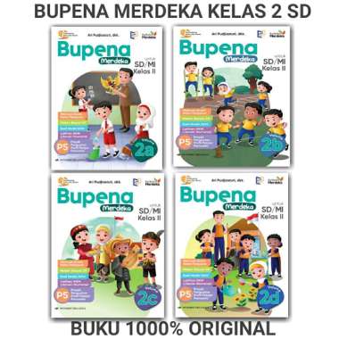 Buku Paket Bupena Merdeka Kelas 2 SD Kurikulum Merdeka Erlangga Original