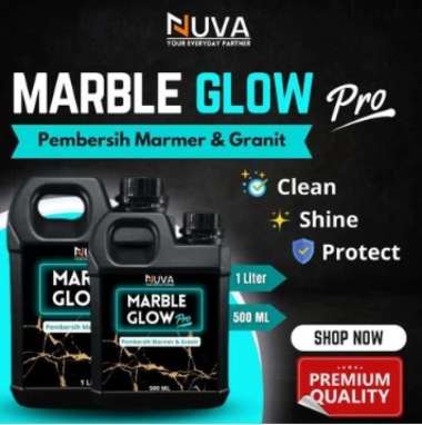 NUVA - MARBLE GLOW PRO Pembersih Marmer Granit Premium Pembersih Lantai Marmer Pembersih Granit